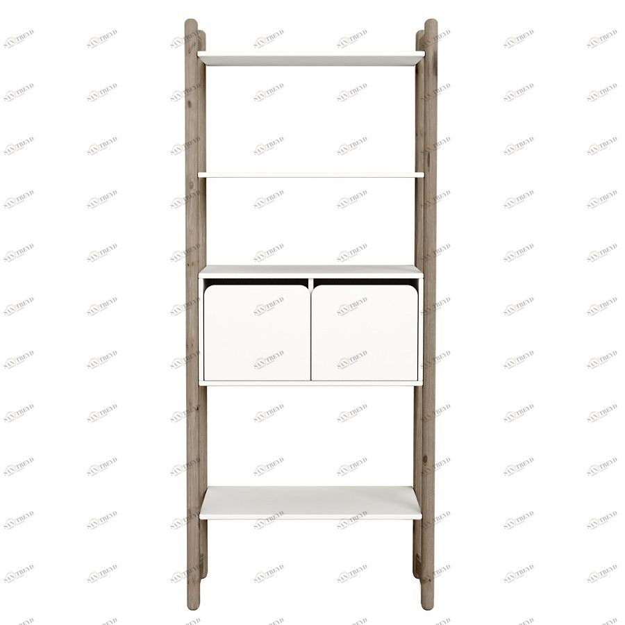 Гарнитур Maxi С, 1 полка и 1 комод, коричневый Flexa 812650514