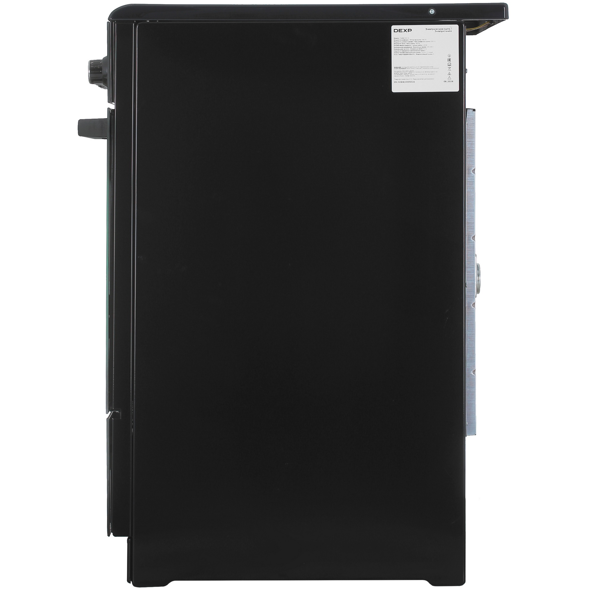 9082376 Электрическая плита DEXP E25-1B черный STDN-0000232 - Вид №2