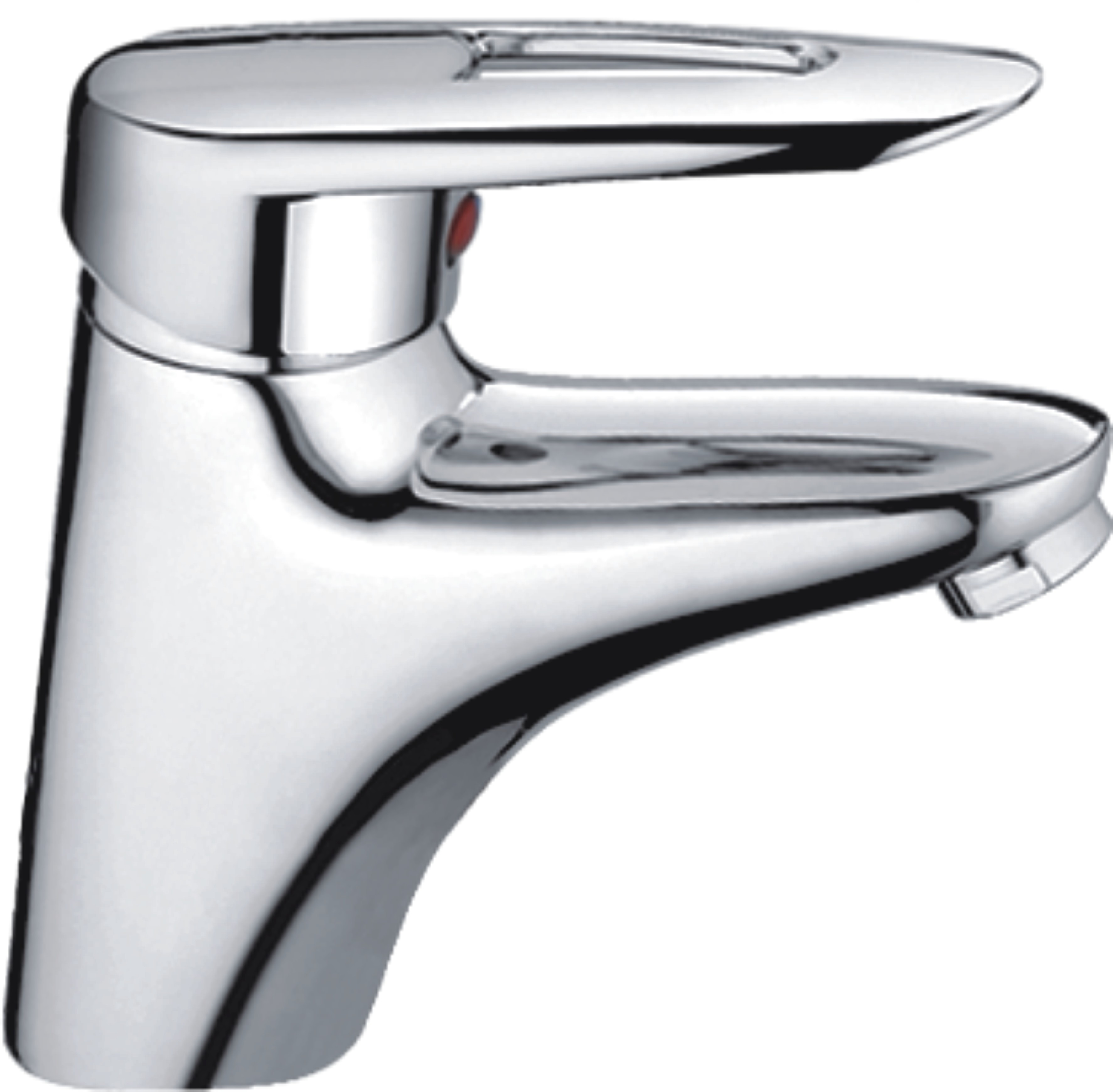 HB1007 Смеситель для раковины , хром Haiba  - Вид №1