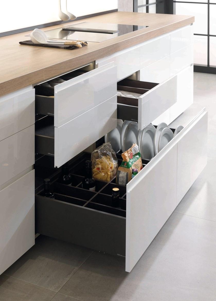 GAMADECOR Лакированная кухня с полуостровом Emotions - kitchens sun-id-1425172 - Вид №2