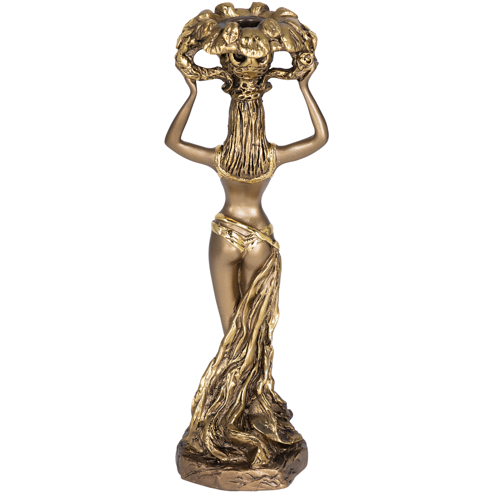 22157 Подсвечник Цветок Египта Бронза BOGACHO 4627138201923 - Вид №3