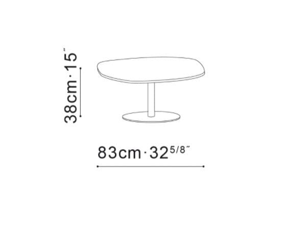 Журнальный столик с мраморной пятиугольной столешницей CAMERICH Hanna ARCH-00126309 - Вид №2