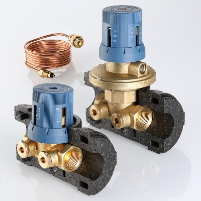 VT.040.G.30004 Автоматический регулятор перепада давлений в комплекте с запорно-регулировочным клапаном Valtec 1/2", 50–300 мбар  - Вид №7