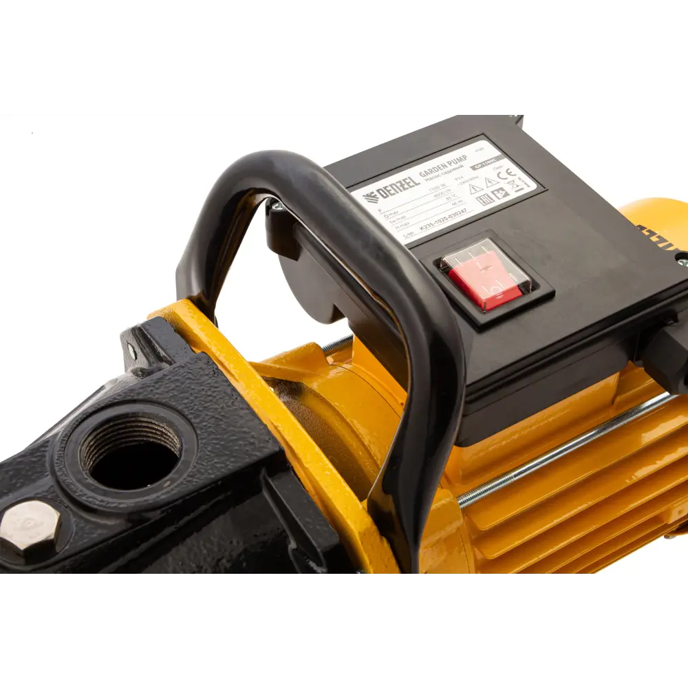 Насос садовый поверхностный Denzel GP1100C 4500 л/час STLM-2198921 - Вид №5