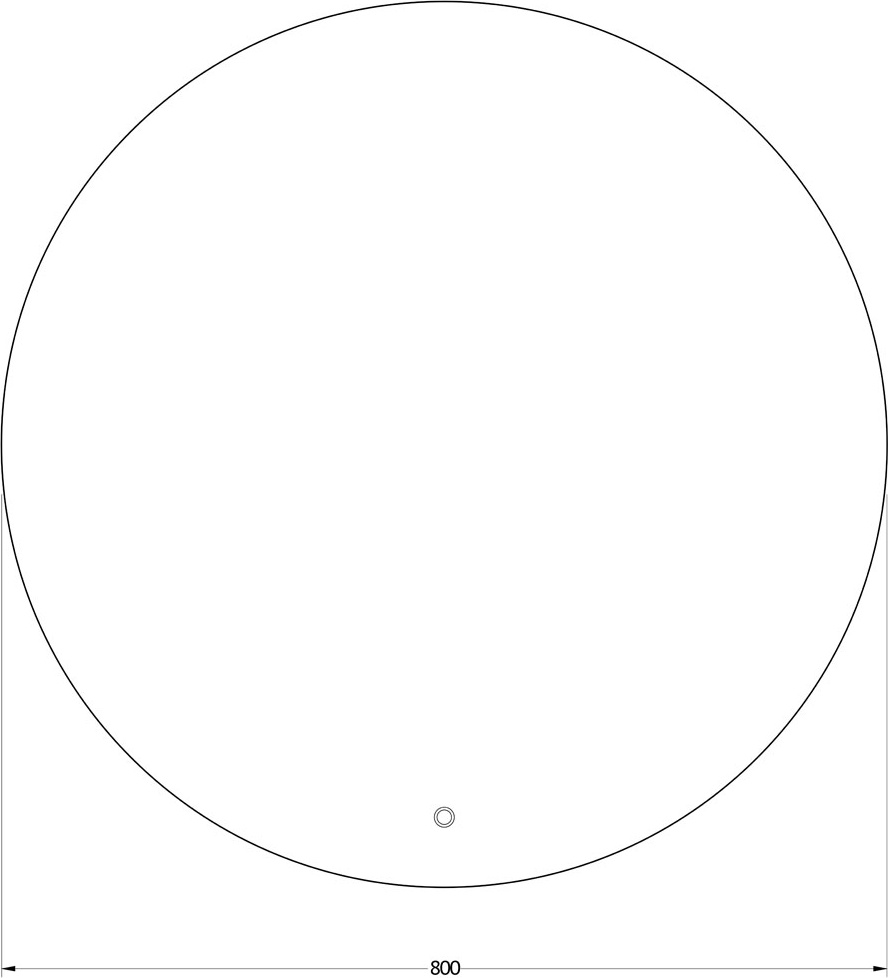 BY 2645 Зеркало с LED-подсветкой 21 W EVOFORM Ledshine - Вид №1