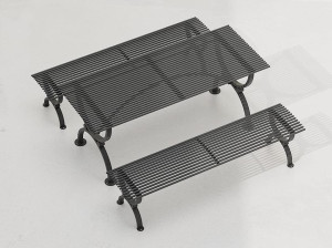 Металлический стол для пикника