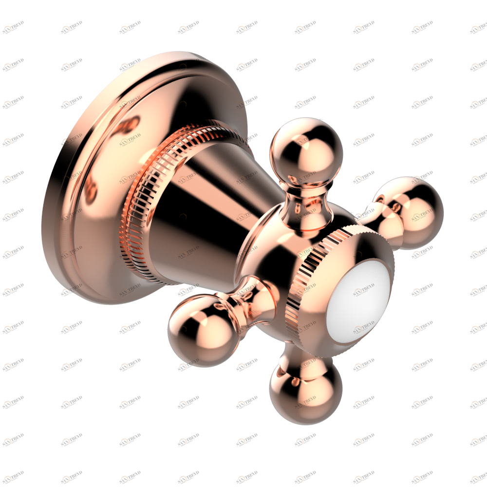 G29-30B/N Маховик для встраиваемого в стену вентиля без маркировки Thg-paris Charleston Розовое золото G29 30B/N CAT.F