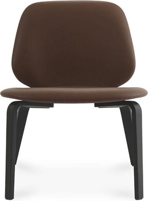 601369 My Chair Lounge с полной обивкой из черной ультра-кожи Normann Copenhagen  - Вид №1