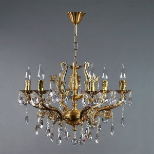 096696 Люстра Ambiente 6L 8828/6 AB Tear Drop Mantra Ferro