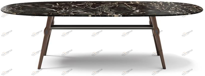 Giorgetti Овальный мраморный стол Ago 70401 / 70406