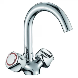 Orange Classic R M73-011cr двухвентильный смеситель для раковины R-излив Хром