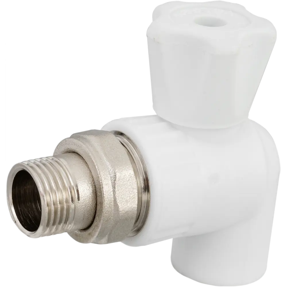 Кран для радиатора угловой Valfex 1/2"x20 мм полипропилен 82194812 STLM-2043672 