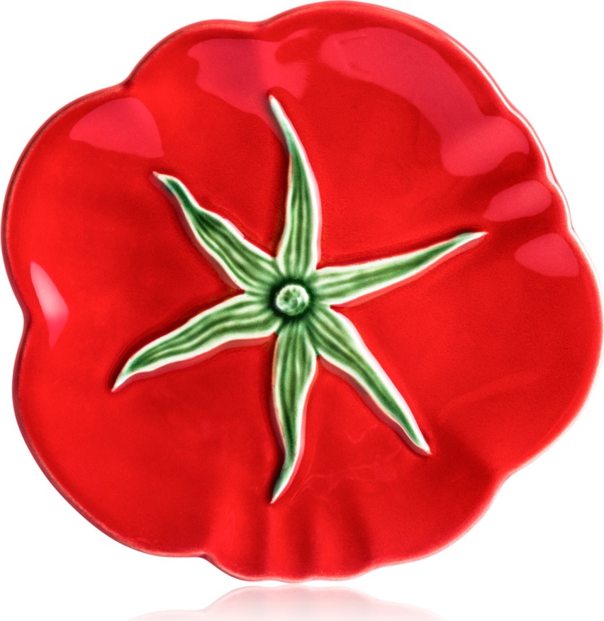 10605824 Bordallo Pinheiro Тарелка пирожковая Bordallo Pinheiro Томат 15см, керамика Керамика 