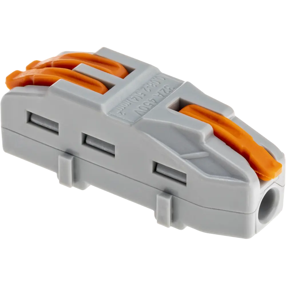 87887423 Клемма разветвительная Duwi 26664 3-проводная 4 мм 4 шт. STLM-1114751  - Вид №1