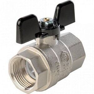 Кран шаровый STOUT ВВ 3/4" полнопроходной, бабочка