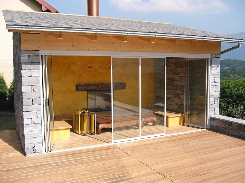 FRUBAU Безрамная раздвижная стеклянная дверь Panoramline® sun-id-1489030 - Вид №5