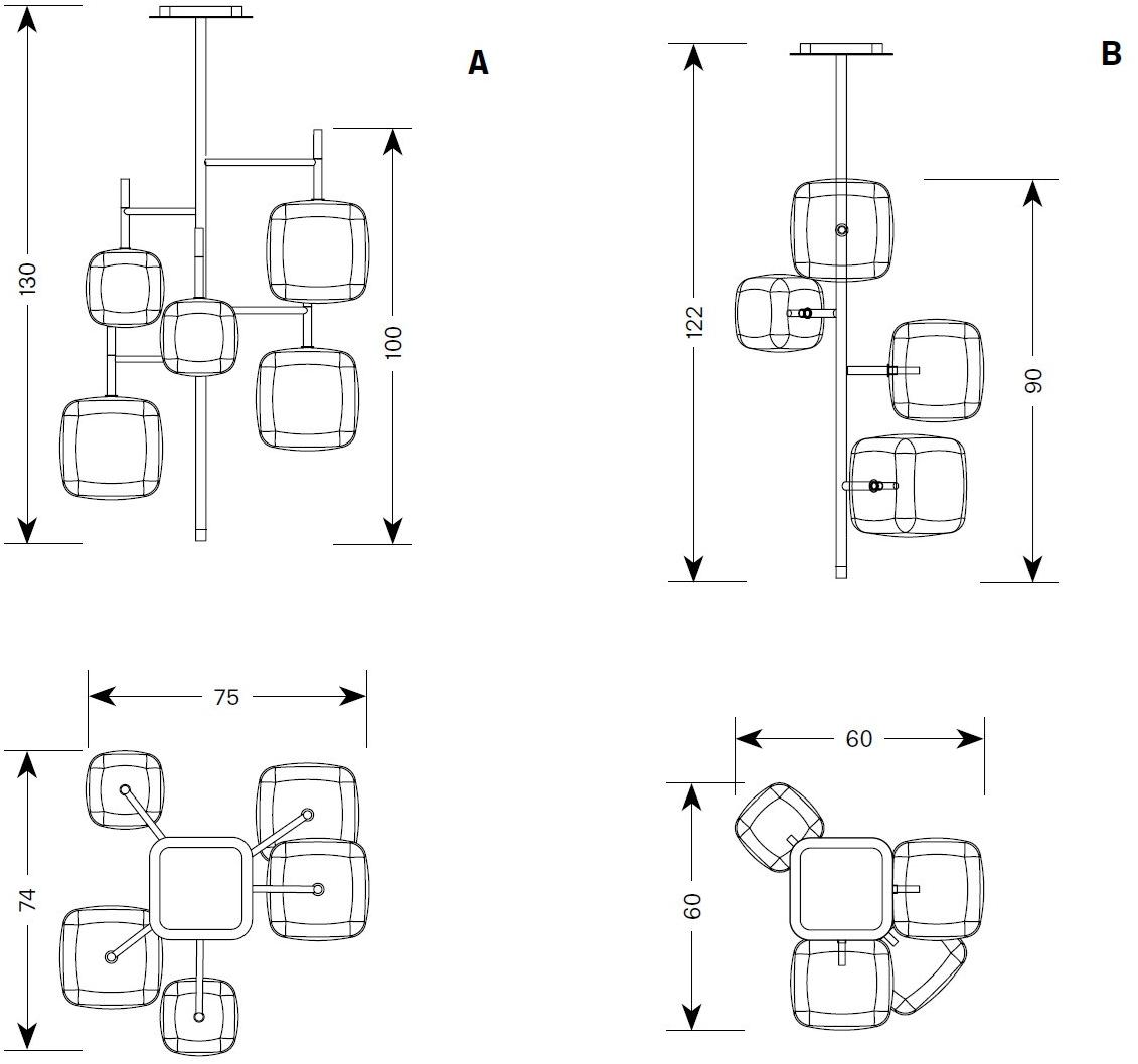 Tonelli Design Люстра Pyrex® led Hyperion sun-id-1354067 - Вид №4