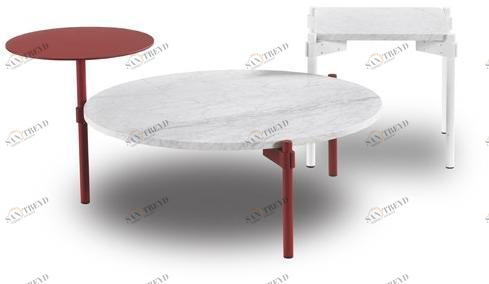 Marelli Низкий металлический стол по контракту sun-id-1483918