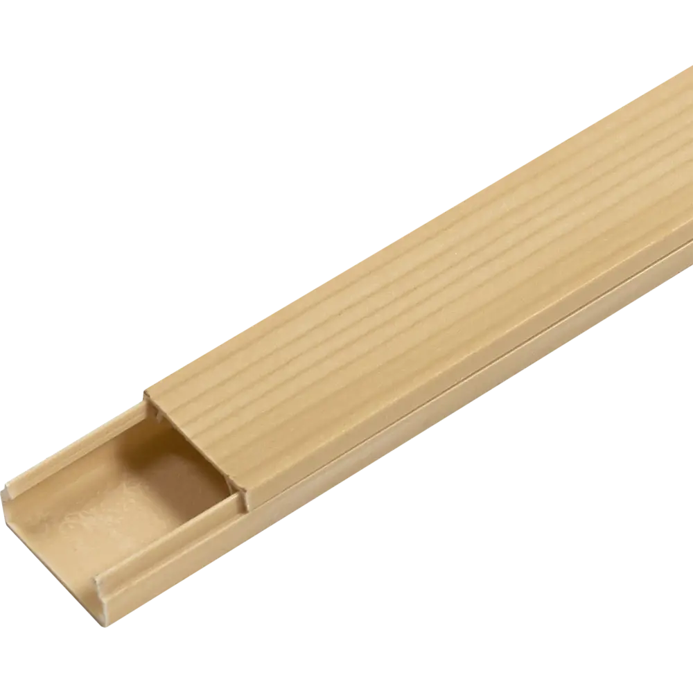 Кабель-канал IEK Home 20x10 мм 2 м цвет сосна 82411071 STLM-2130471 