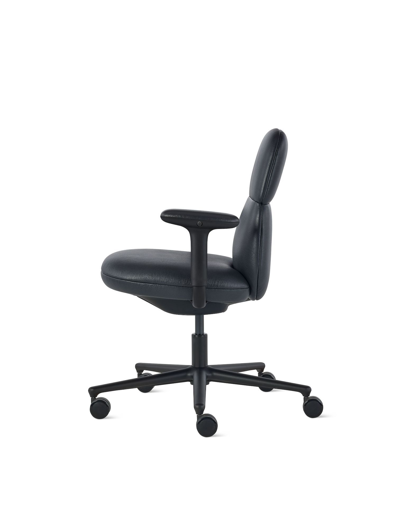 Кожаный поворотный операционный офисный стул с подлокотниками Herman Miller Asari ARCH-00066238 - Вид №4
