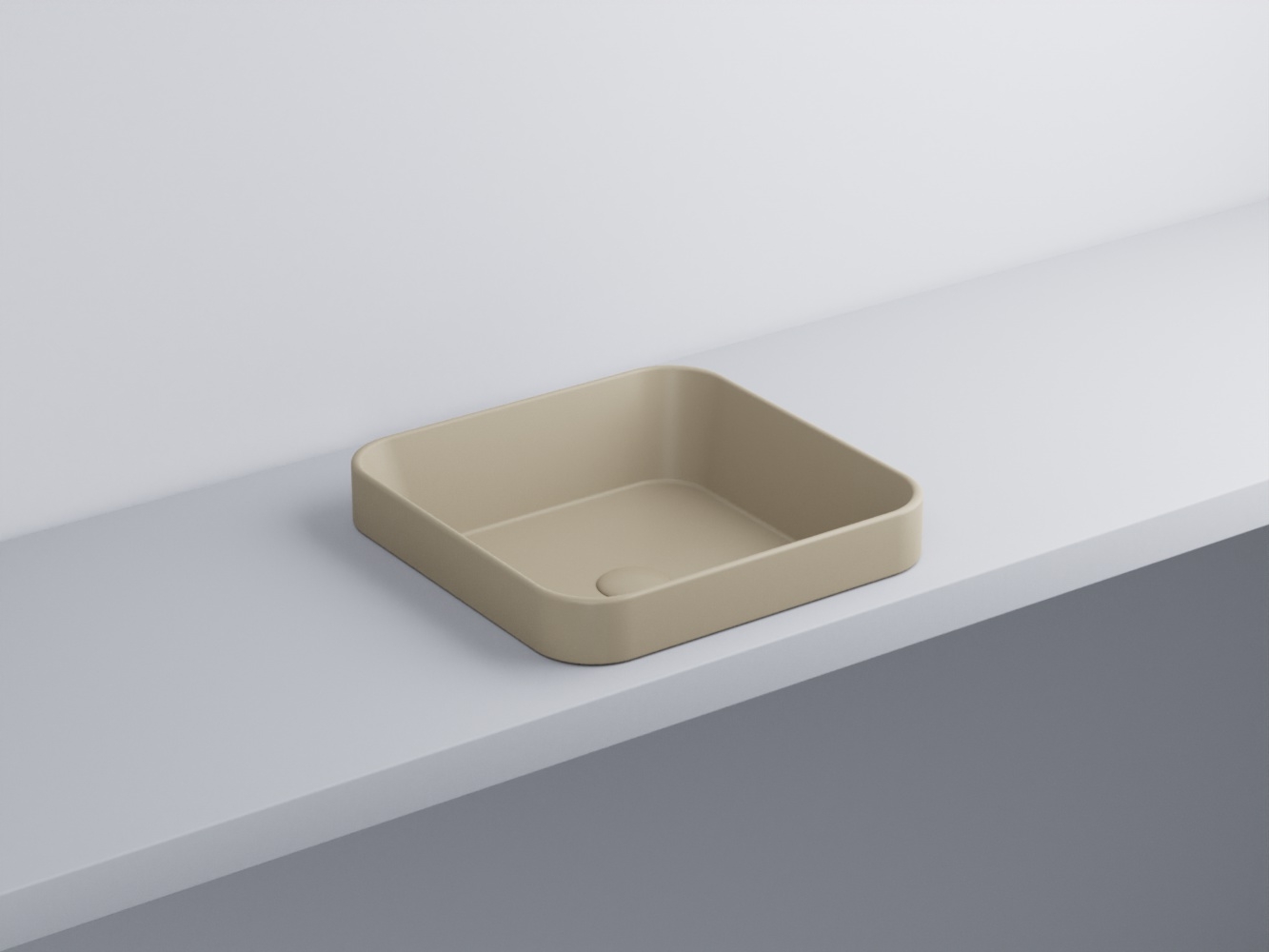 EJLASIQ-AV Раковина Enjoy полувстроенная квадратная cielo Enjoy + Amedeo Ceramica Cielo