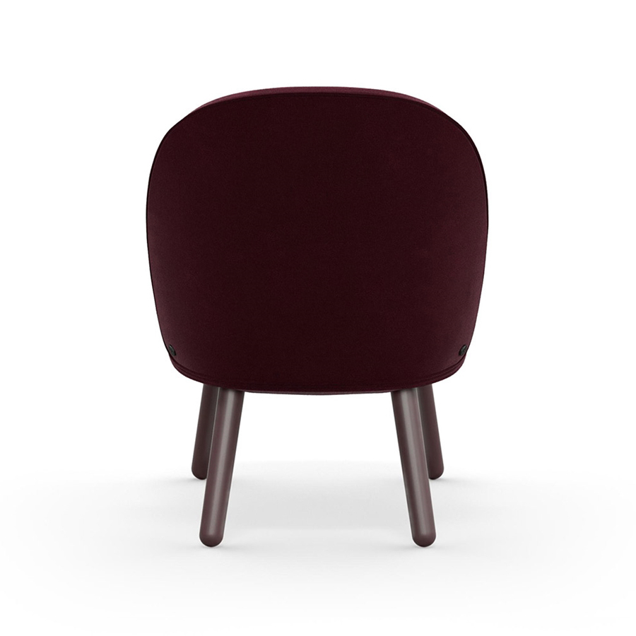 Стул Velour бордовый бархатный Normann Copenhagen 603057 - Вид №3