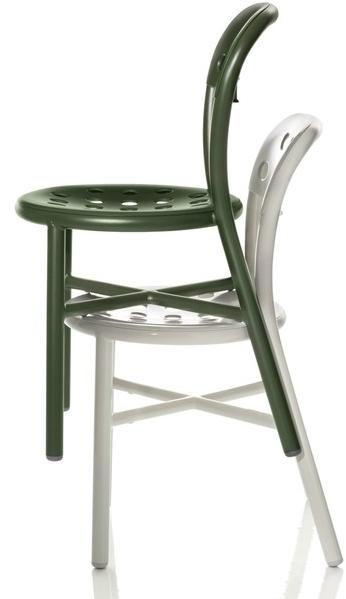 Magis Штабелируемый садовый стул из алюминия Pipe sun-id-1448668 - Вид №1