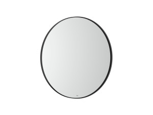 Круглое зеркало для ванной комнаты с рамкой