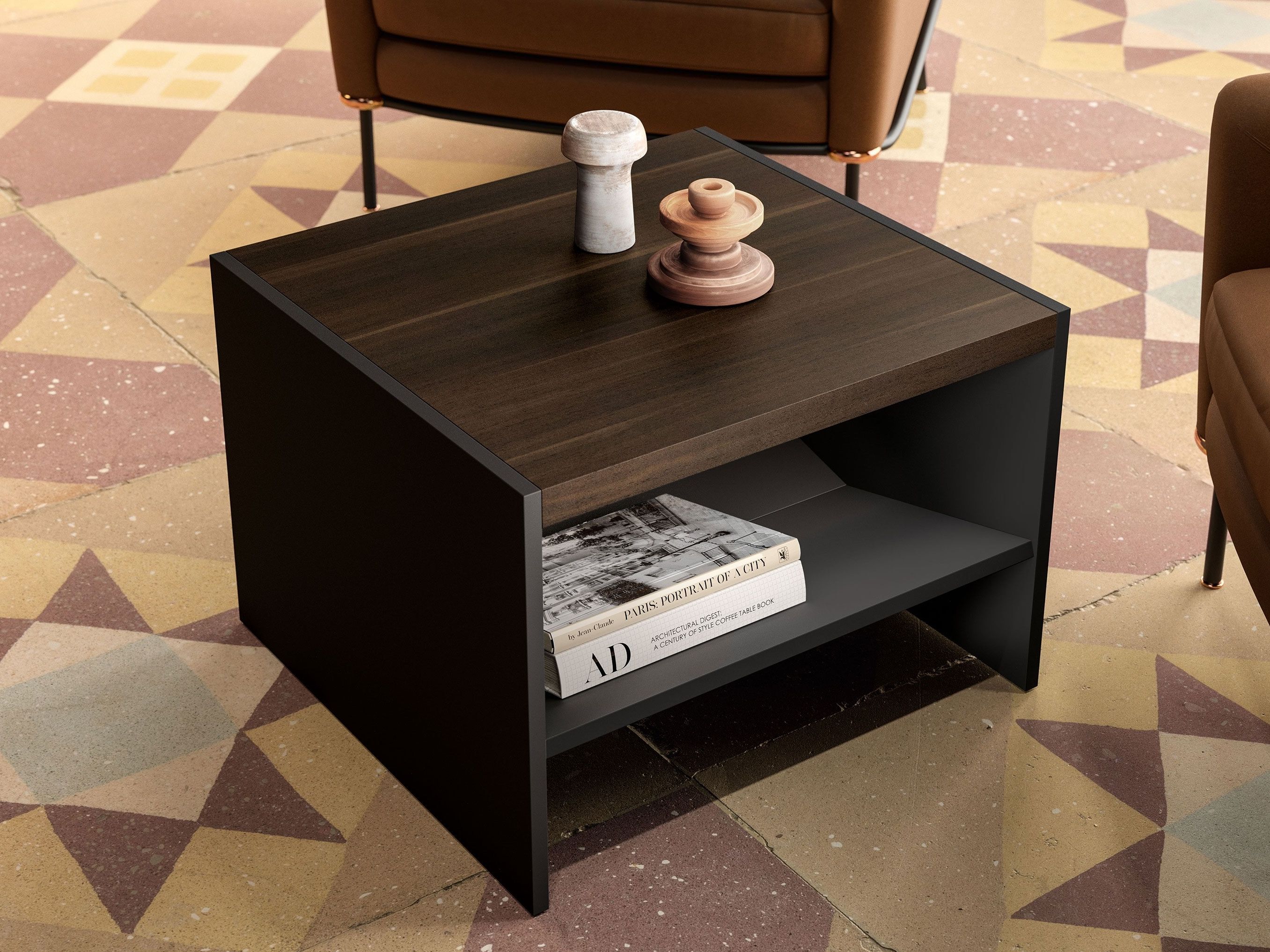 Деревянный журнальный столик с журнальной стойкой About Office Bold58 ARCH-00118315