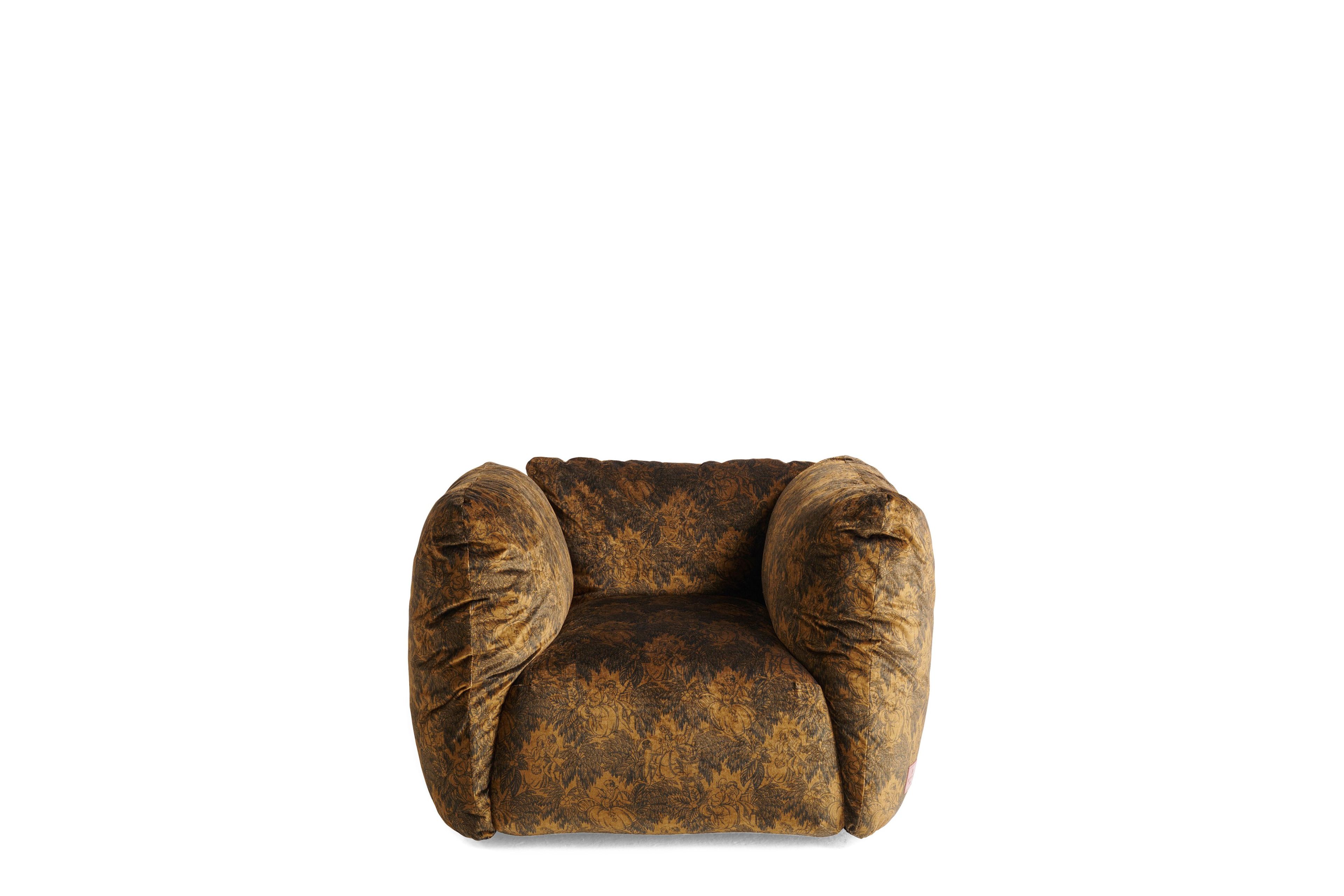 Тканевое кресло с подлокотниками ETRO Home Interiors Cushy ARCH-00085449 - Вид №20