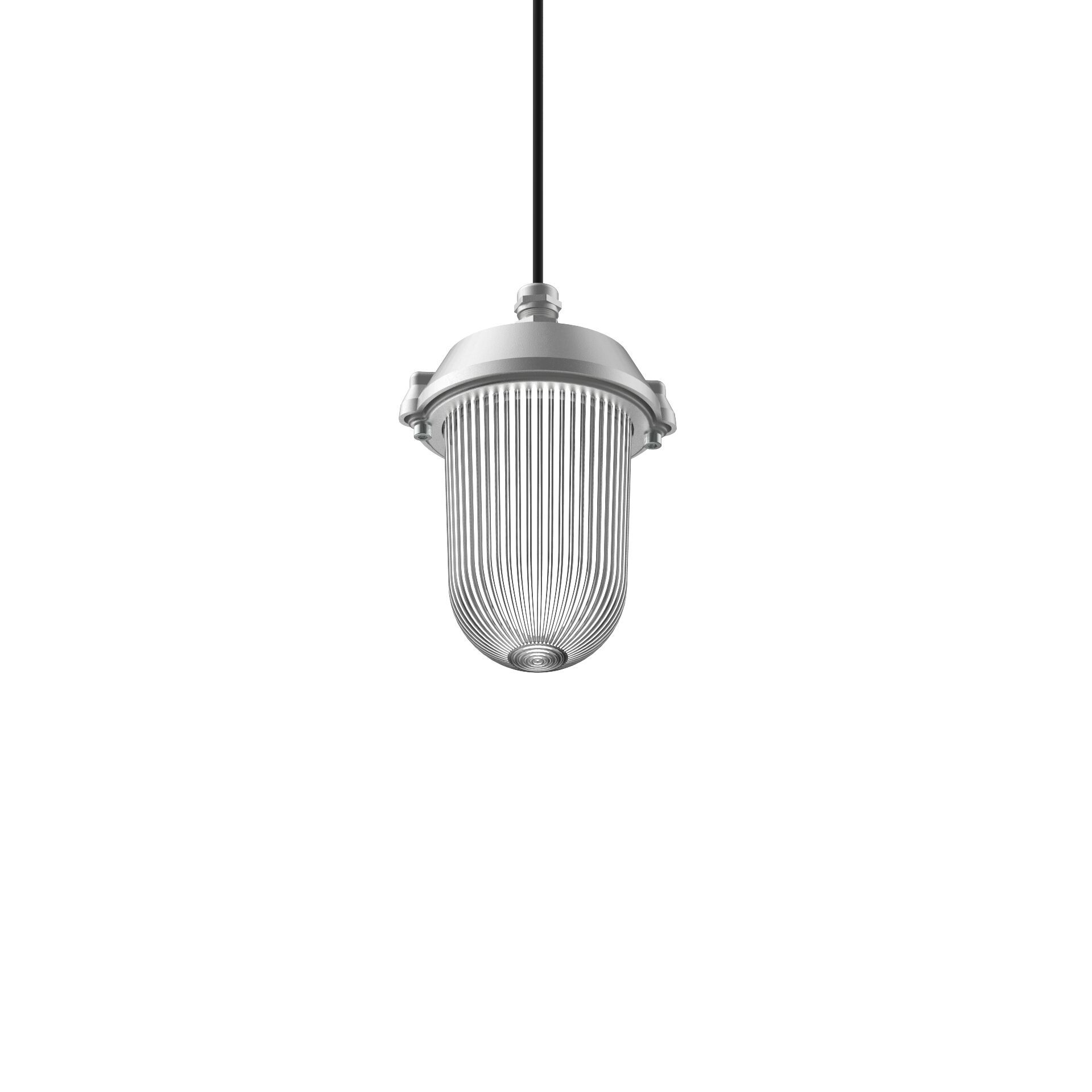 Натуральный алюминиевый подвесной светильник Genuit Silver ARCH-00112659 - Вид №14