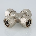 VTm.341.N.261626 Фитинг обжимной – крестовина Valtec 26 х 16 х 26 х 16 мм  - Вид №3