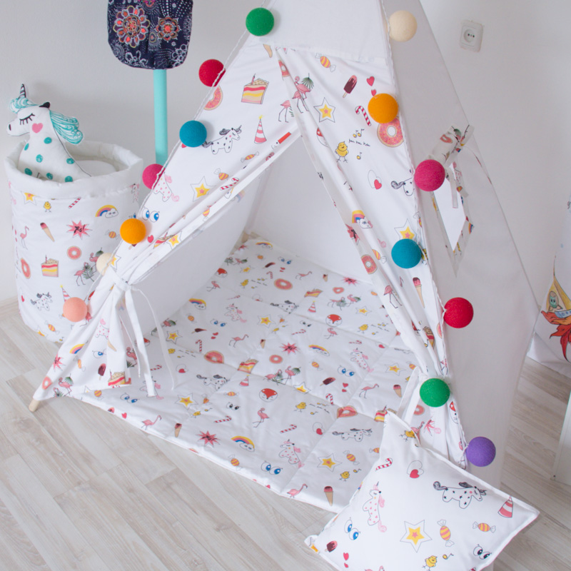 Вигвам для детей Swag большой VAMVIGVAM SWAG 281893 Белый;красный;синий Santreyd  - Вид №7