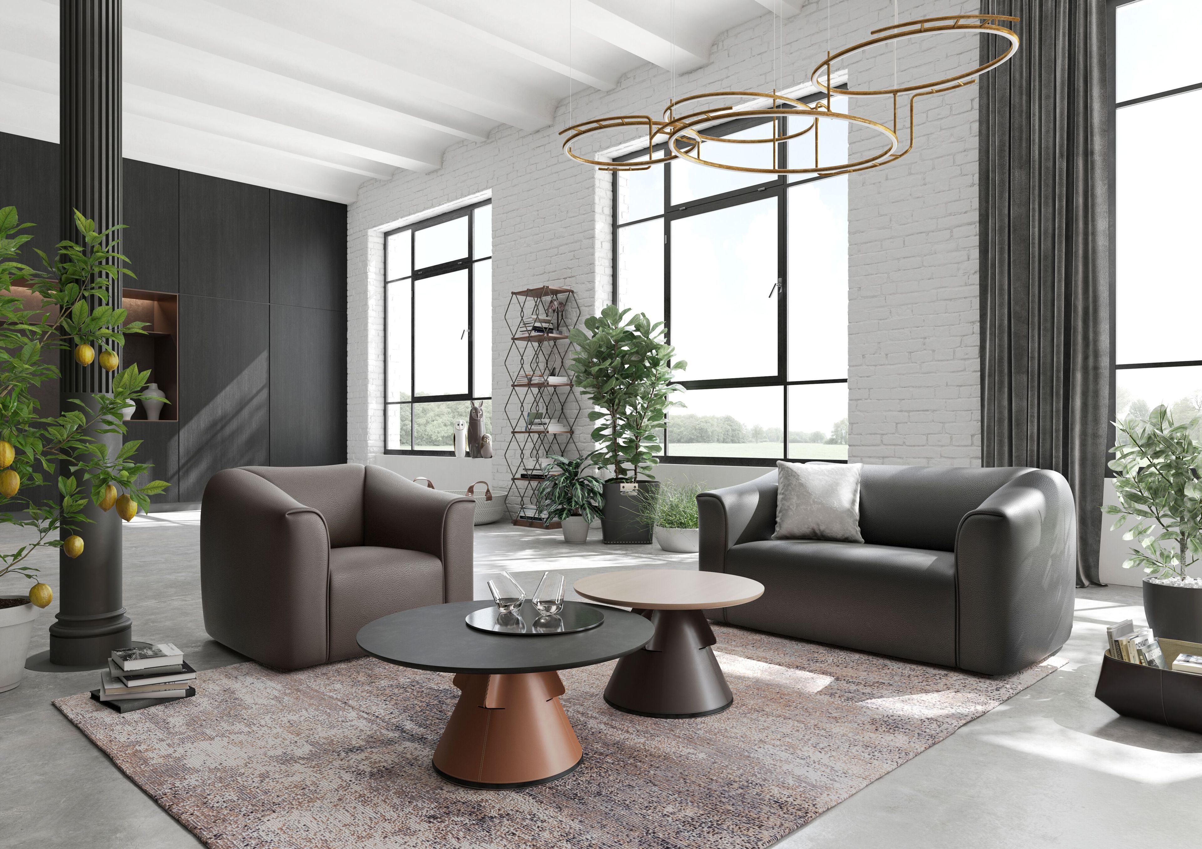 Кожаное кресло с подлокотниками de Sede DS-47 ARCH-00042570 - Вид №1