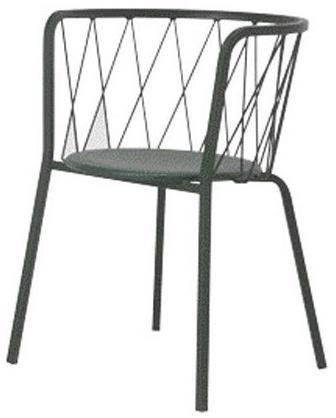Vermobil Штабелируемый металлический садовый стул с подлокотниками Desiree De301 - Вид №2