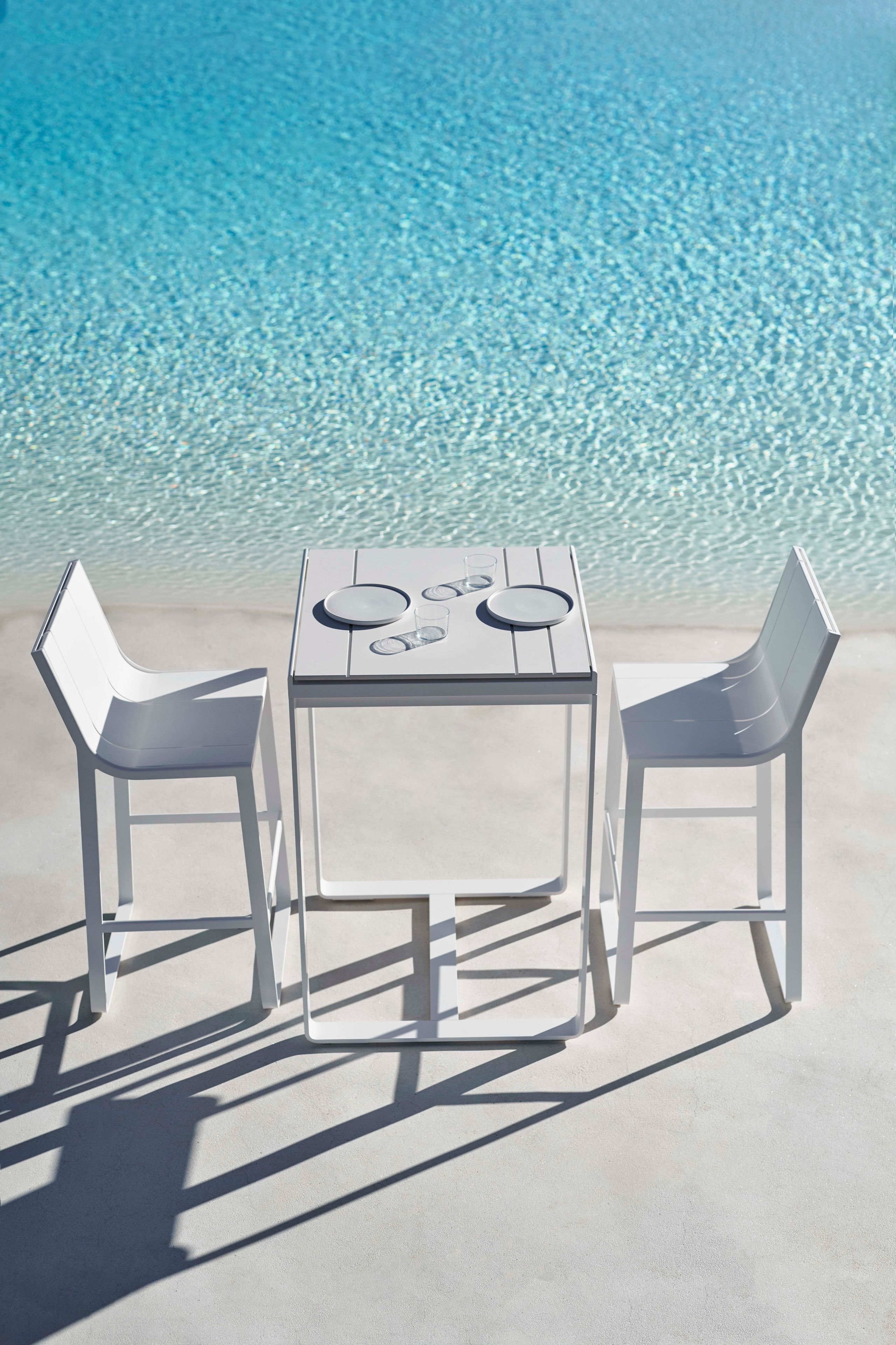 Термолаккированный алюминиевый стул GANDIABLASCO Плоская ARCH-00028295 - Вид №1