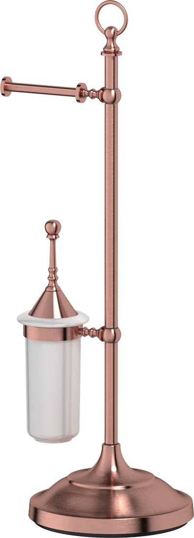 STI 633 Стойка с 2-мя аксессуарами для туалета 80 cm 3SC STILMAR ANTIQUE COPPER Treesseci 3SC
