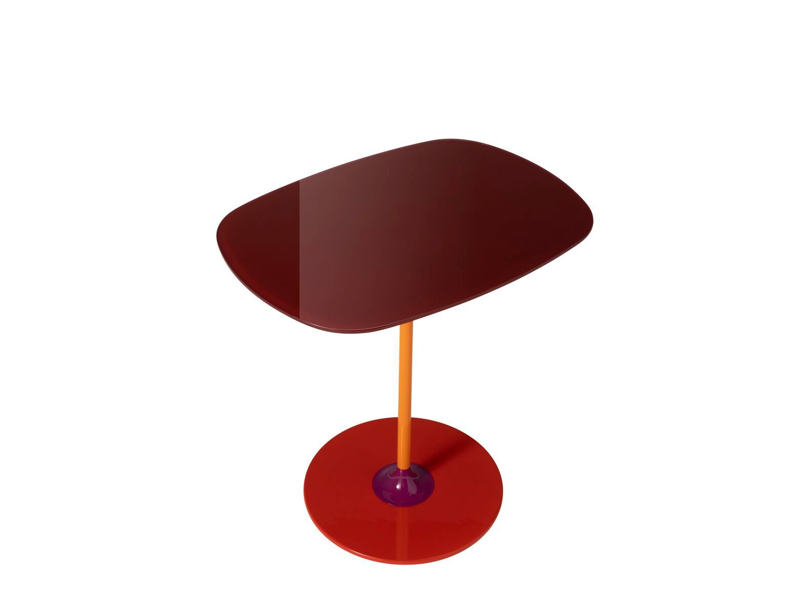 Прямоугольный журнальный столик с хрустальной столешницей и стальным основанием Kartell Тьерри ARCH-00090460 - Вид №34