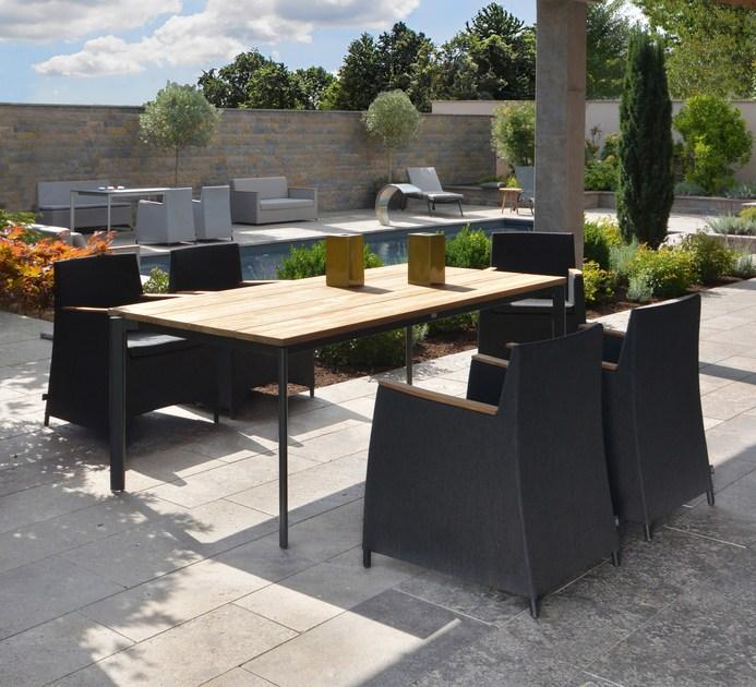 FISCHER MÖBEL Прямоугольный садовый стол из тика Rio sun-id-1389422 - Вид №1