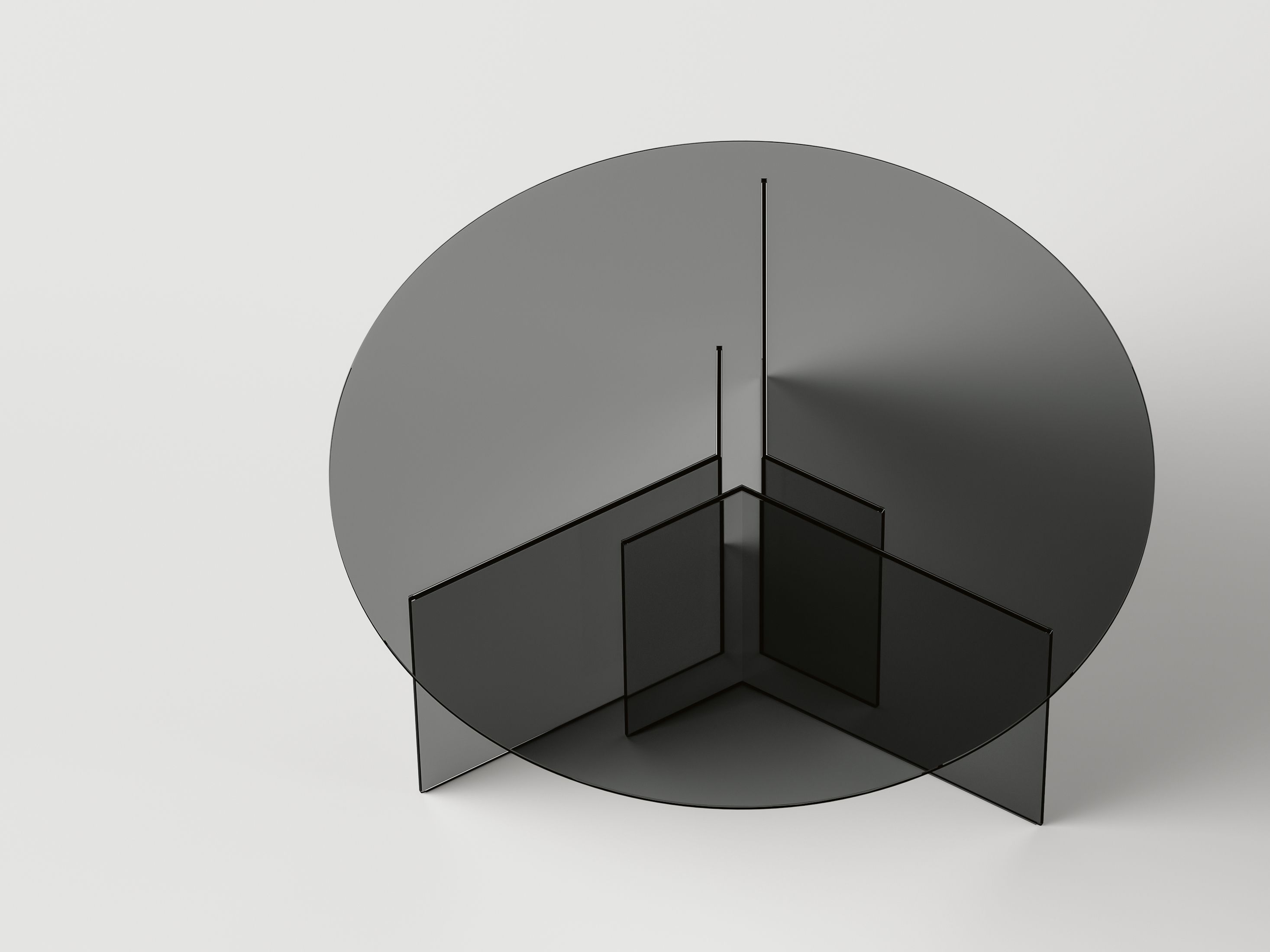 Круглый стол из закаленного стекла Tonelli Design THRIM ARCH-00113249 - Вид №2