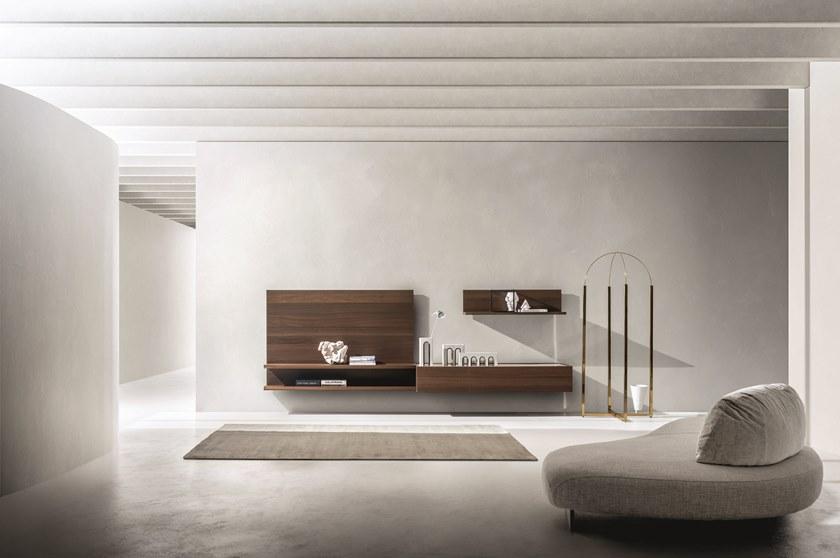 ZANETTE Настенная стенка для хранения, лакированная дубом Day moove sun-id-1405846 - Вид №1