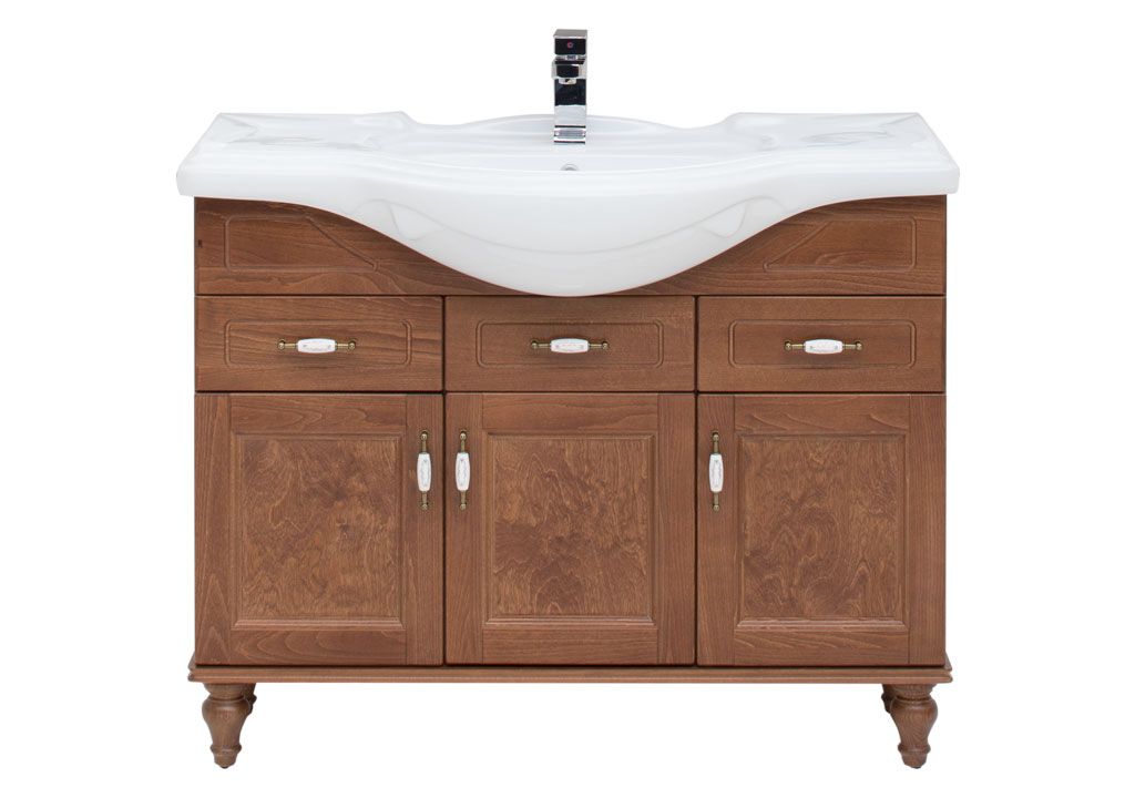 Тумба с раковиной Aquanet Амелия S 105 орех 0018607000183872 - Вид №2