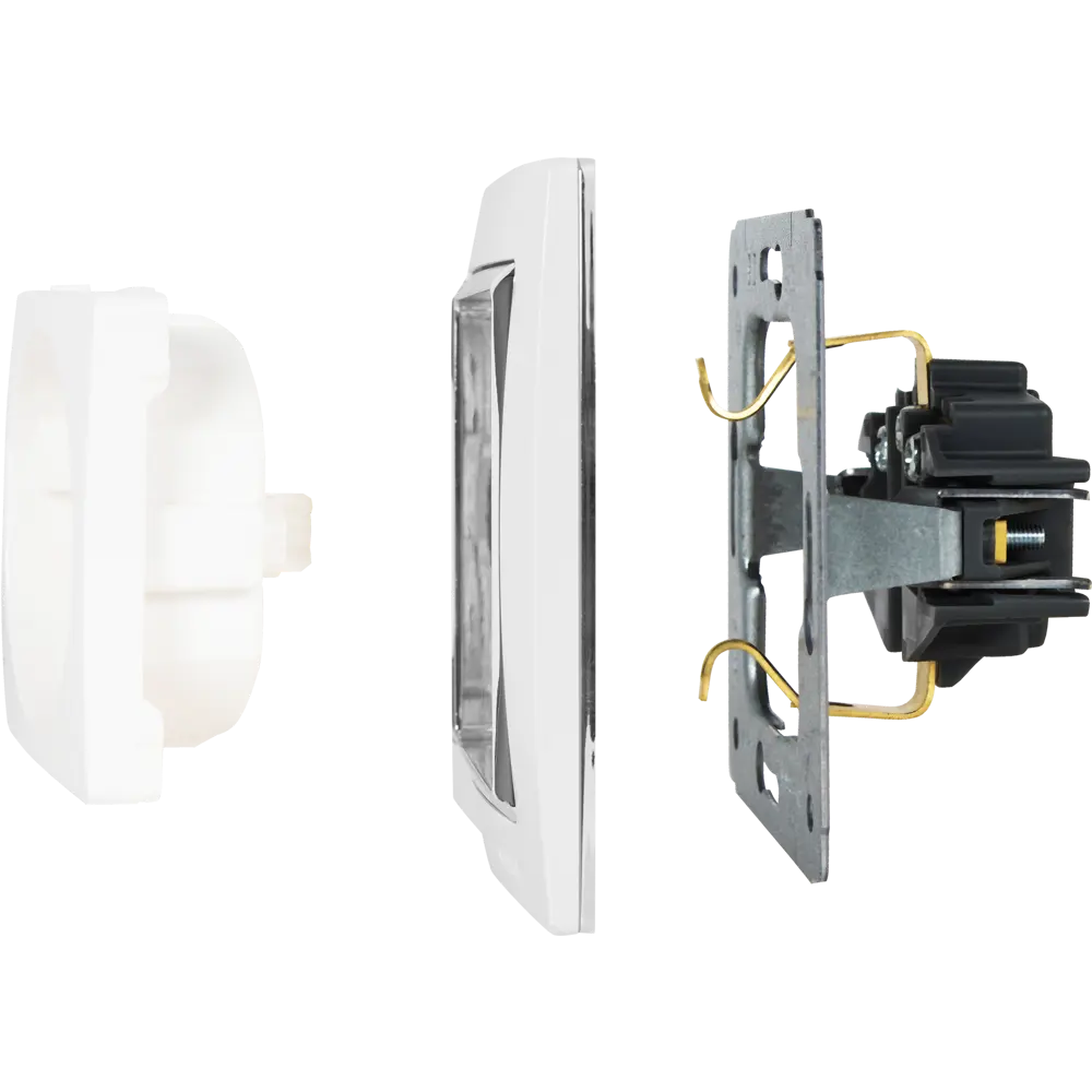 Рамка Werkel Snabb для розеток и выключателей - 2 поста, белая 82125363 STLM-0019692 - Вид №2