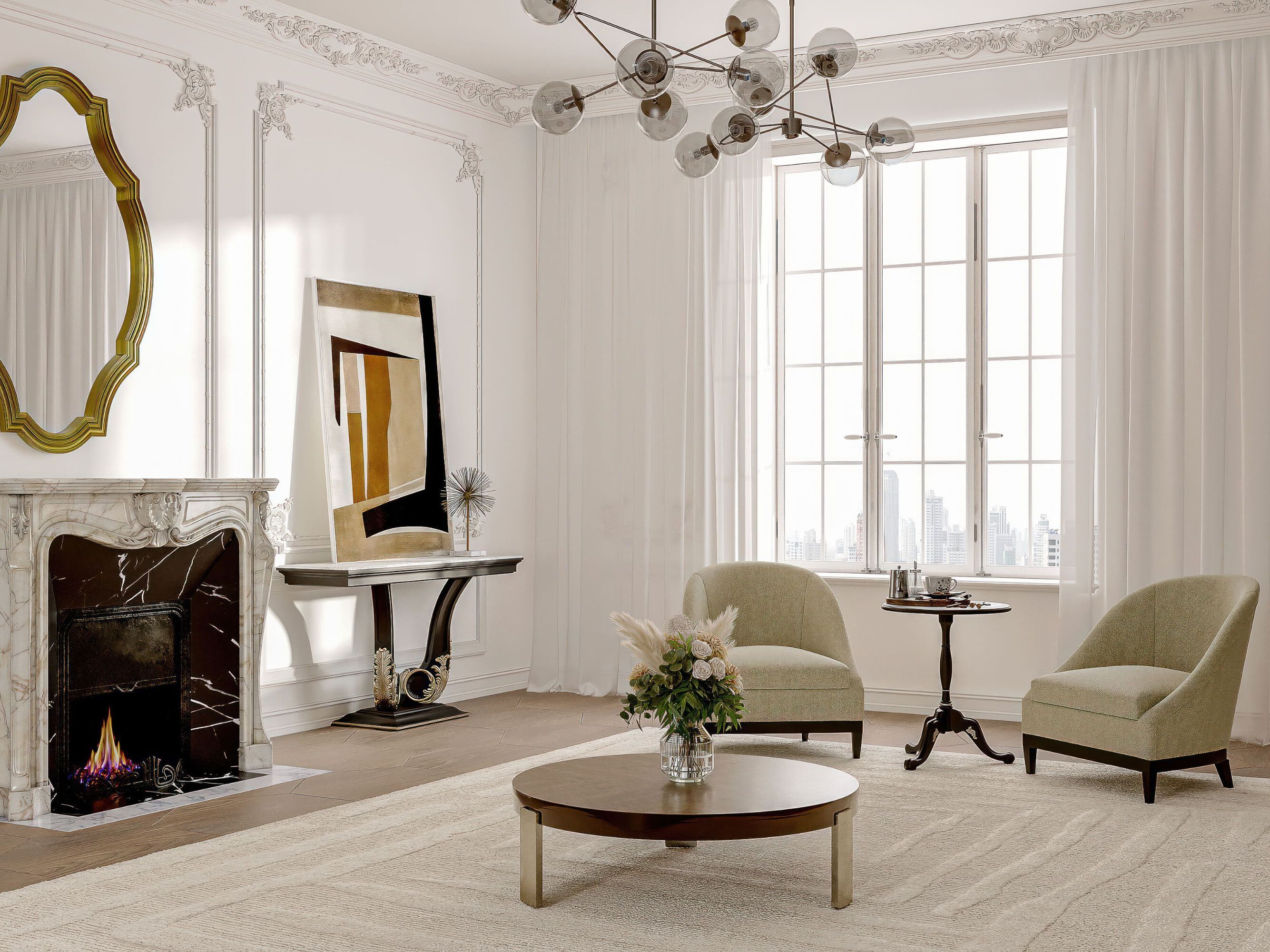 Деревянный низкий круглый журнальный столик GUERRA VANNI Studio Privè ARCH-00075617 - Вид №2