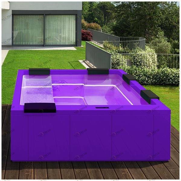 Бассейн Gruppo Treesse Maya Plus-V232I-F прямоугольный встроенный фиолетовый PLUSV232IF