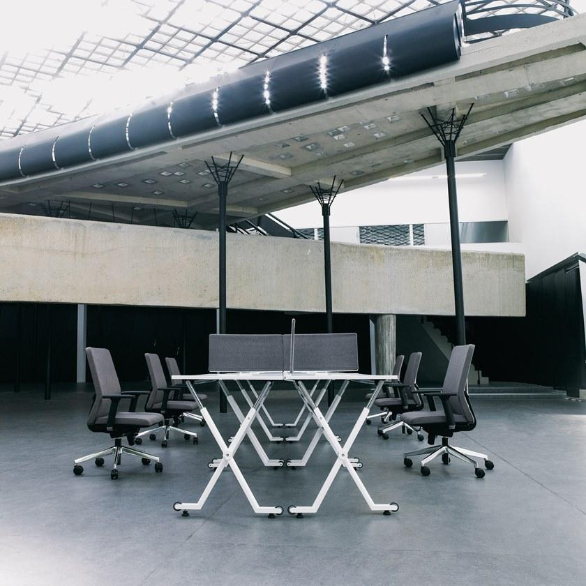 ENEA Офисное кресло из ткани с 5 спицами на колесиках Movado sun-id-1370725 - Вид №1