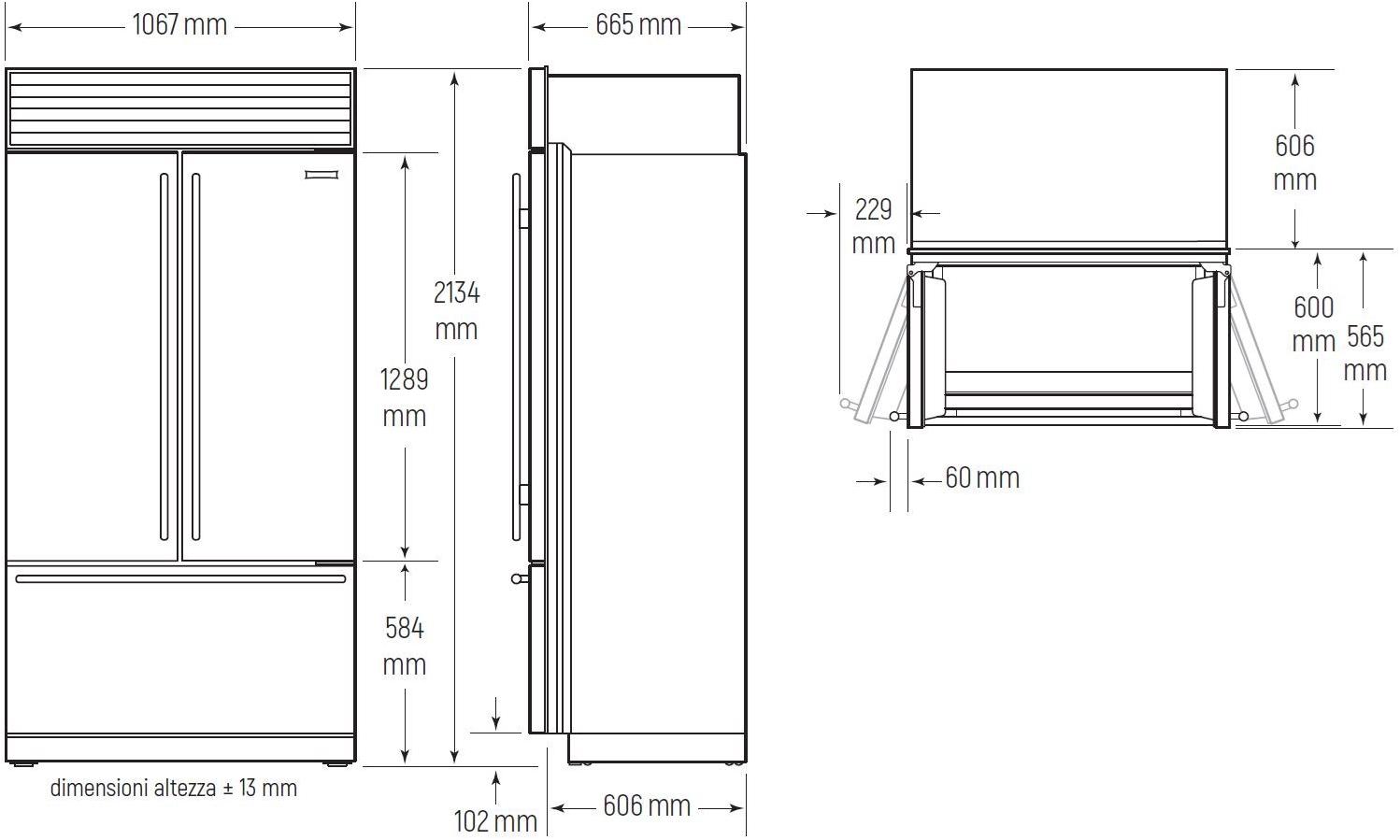Sub-Zero Двухдверный холодильник из нержавеющей стали sun-id-1357837 - Вид №11