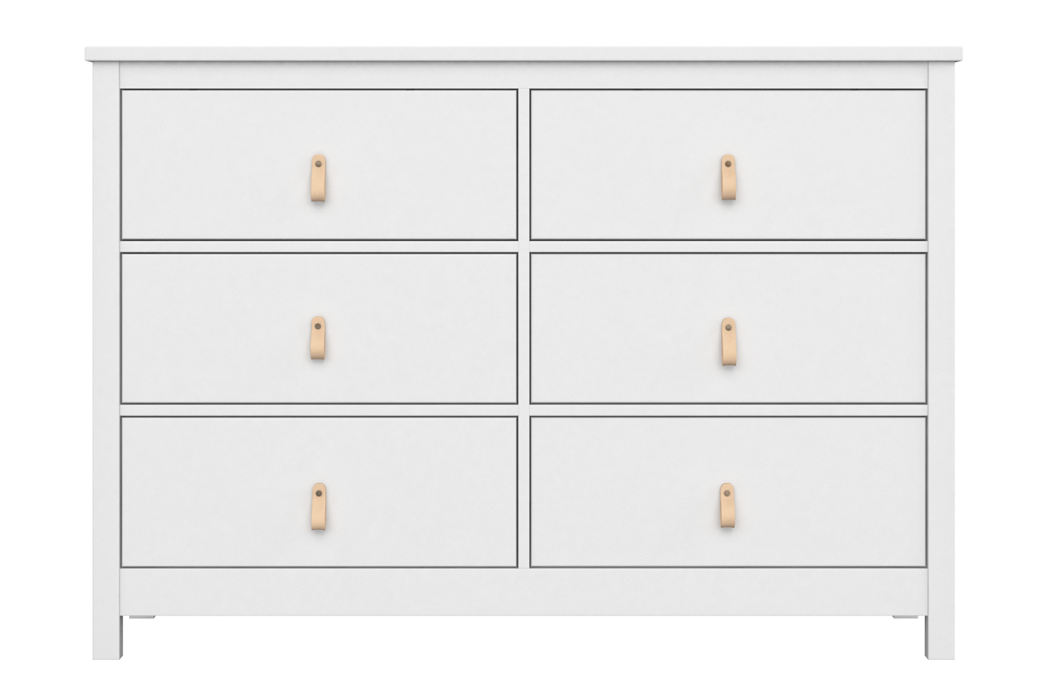 Комод с 6 ящиками белый Wood ELLIPSE ELLIPSE WOOD 00-3951289 Белый Santreyd  - Вид №1