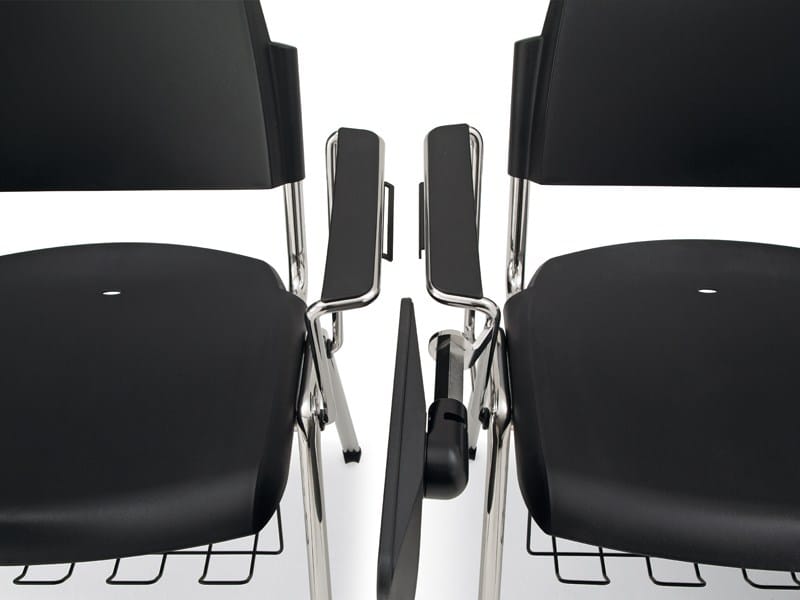 Мягкий штабелируемый стул с подлокотниками Diemmebi Volée ARCH-00017022