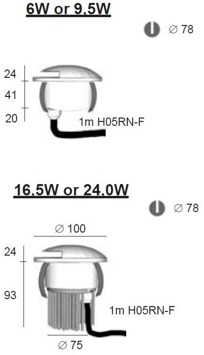 BEL-LIGHTING Ступень алюминиевый светодиодный Bolas 8028h  - Вид №1